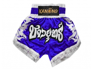 Custom Boxing Shorts : KNBXCUST-2033-Blue